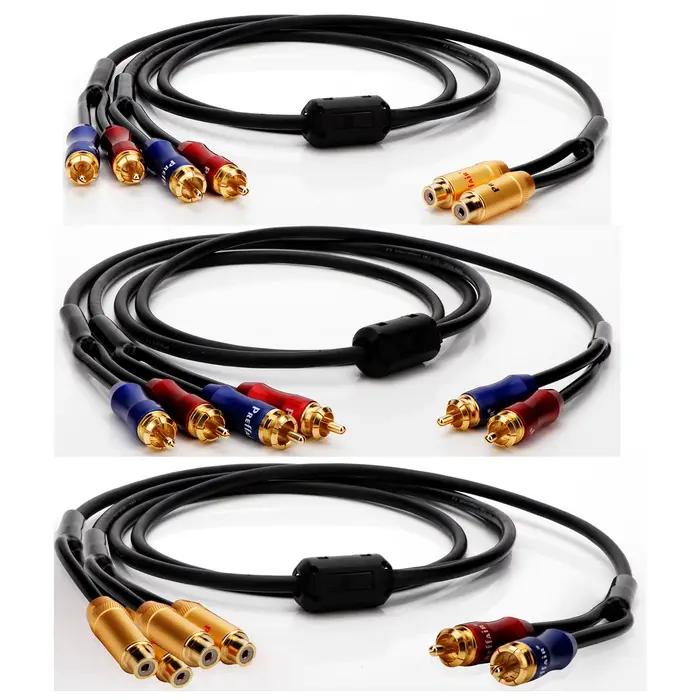 Câble Audio Hifi 2RCA à 4RCA