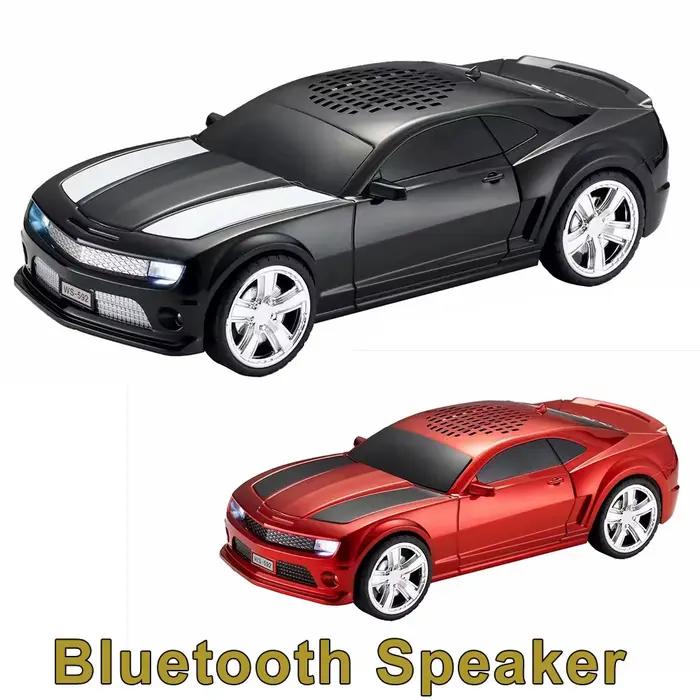 Haut-parleurs Bluetooth en forme de voiture pour musique de haute qualité et ambiance unique pour maison et extérieur