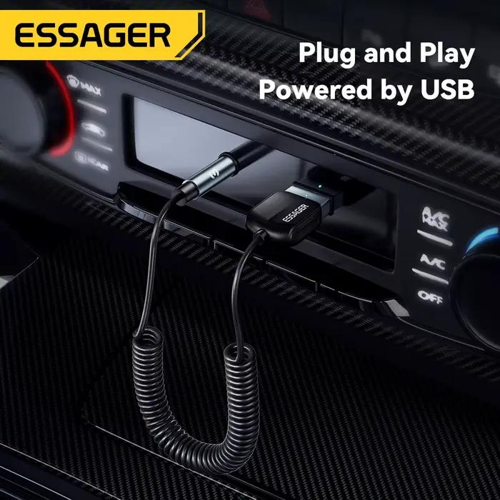 Essager USB Bluetooth 5.0 récepteur Aux