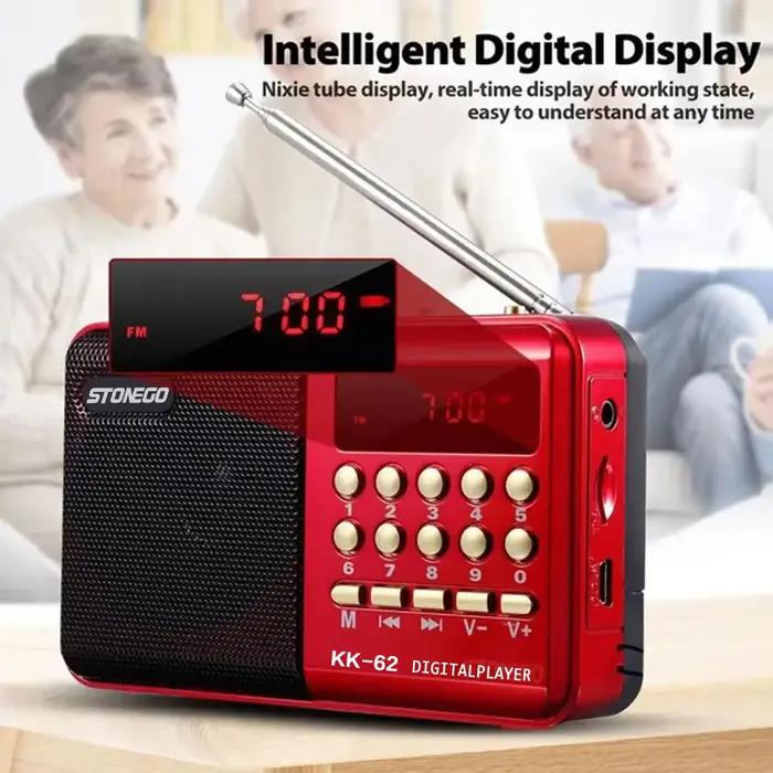 Mini Radio Portable Rechargeable