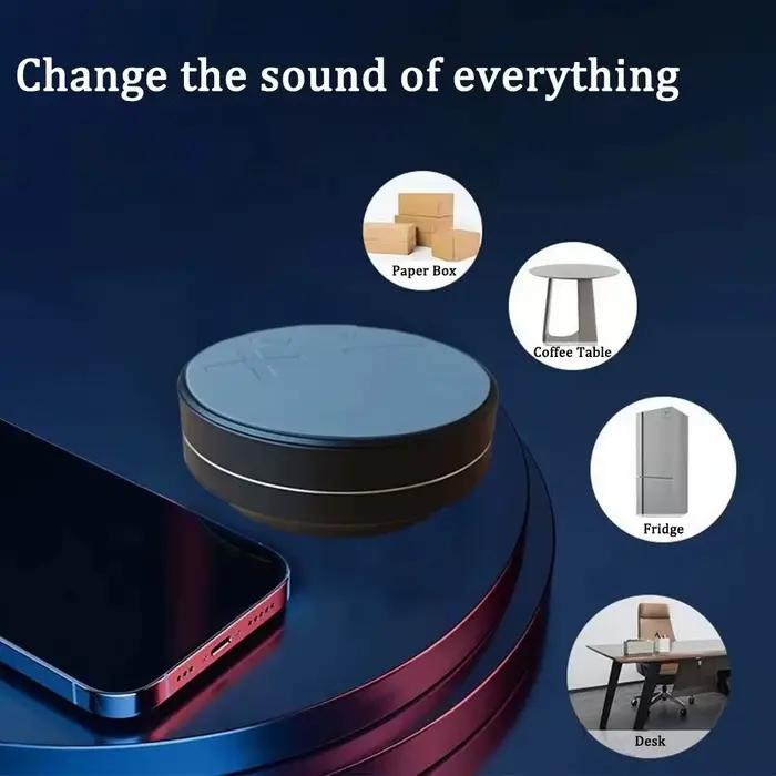 Haut-parleurs Bluetooth TWS à conduction osseuse avec support de carte TF pour écouter de la musique en stéréo sans fil et double son pour les soirées entre amis et les événements familiaux
