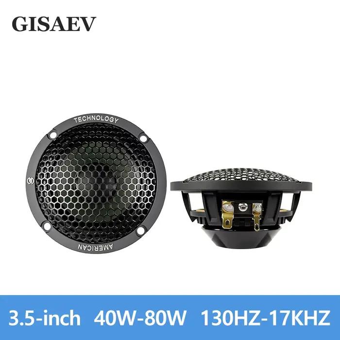 Haut-parleur de voiture en alliage d'aluminium de 3,5 pouces pour expérience sonore premium musique haute qualité installation facile et durable pour amateurs de musique et conducteurs de longues distances