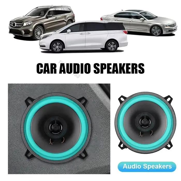 Haut-parleurs de voiture HiFi universels 100W 160W coaxiaux avec fonction R/C étanches pour musique stéréo et gamme de fréquences complète occasions spéciales