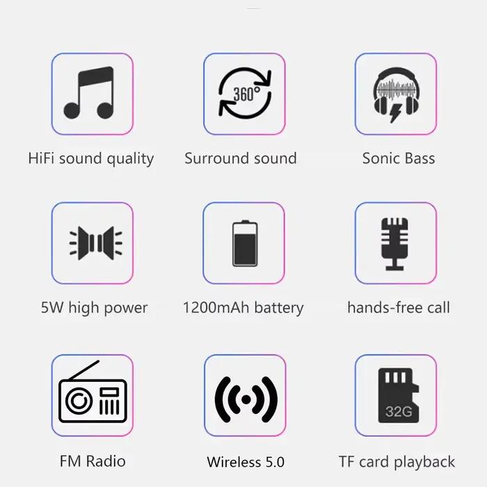 Haut-parleur Bluetooth Portable
