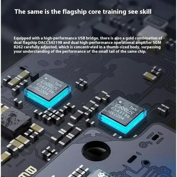 Fiio KA15 amplificateur de casque Portable HIFI qualité sonore USB DAC