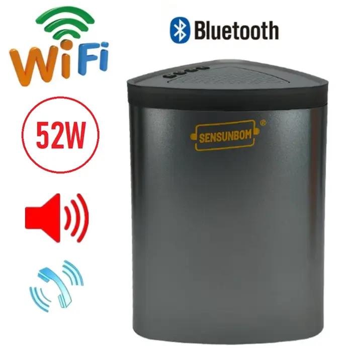 Haut-parleur portable 52W avec subwoofer sans fil et mode son surround 3D pour une expérience musicale immersive à la maison ou entre amis