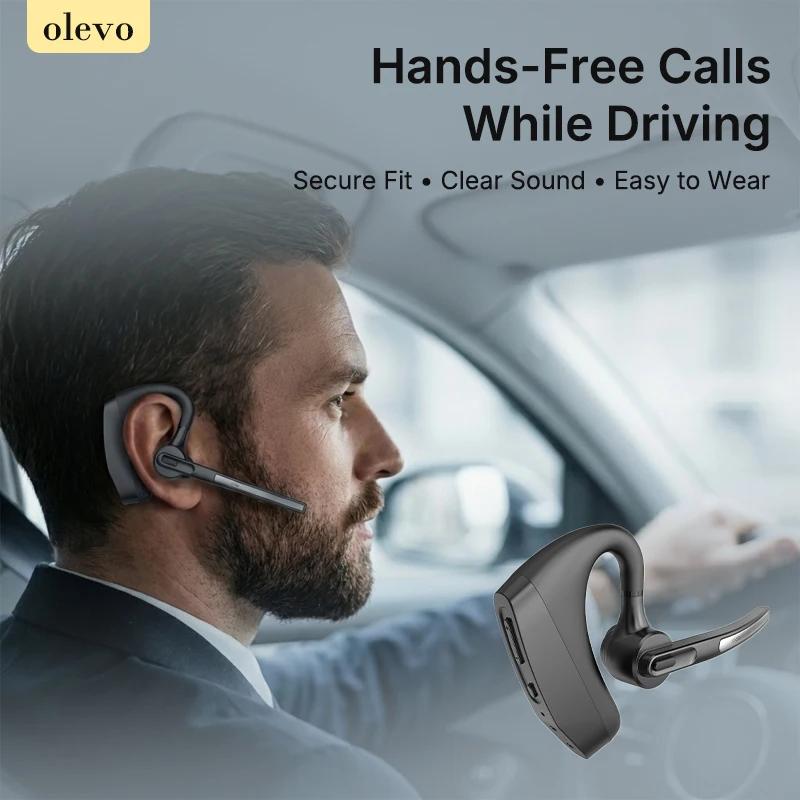 Écouteurs sans fil, casque de conduite, casque professionnel, Bluetooth 5.2, double micro, suppressi