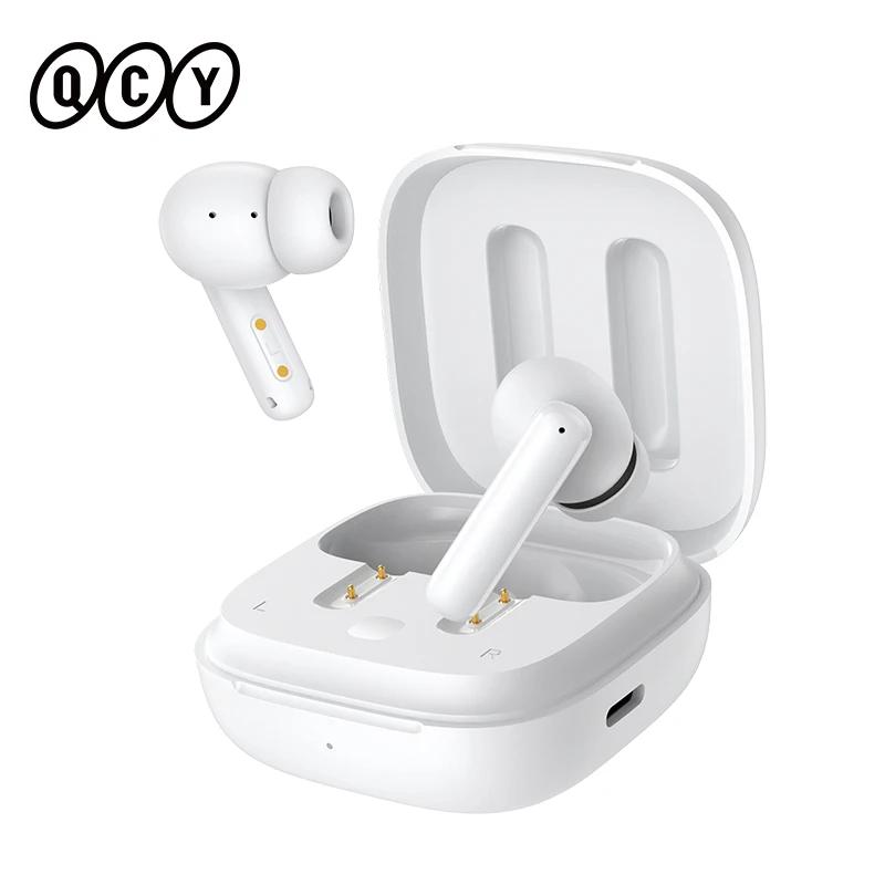 QCY T13 ANC écouteurs sans fil Bluetooth 5.3 suppression Active du bruit casque 4 micros ENC casque 