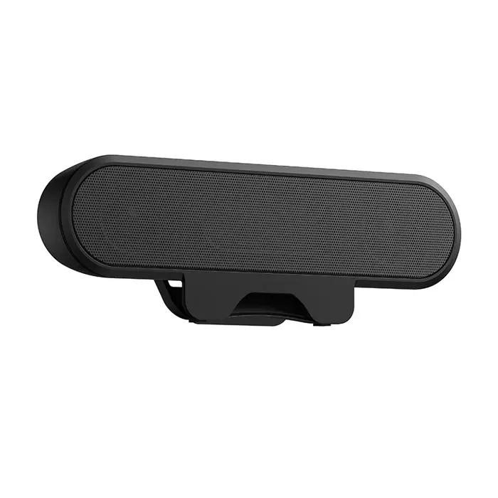 Haut-parleur Clip Soundbar Portable USB Filaire pour Ordinateur TV PC Portable de Bureau Subwoofer M