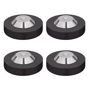 Pieds de haut-parleur HIFI 39x13mm, avec coussinets en acier inoxydable pour amortir les vibrations,