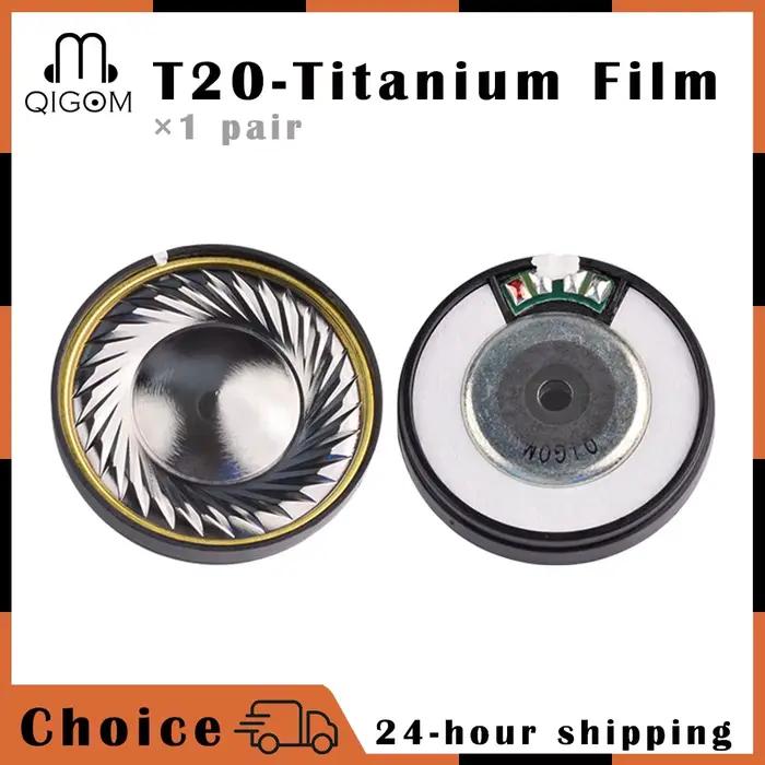 QIGOM – unité de haut-parleur pour écouteurs HIFI, basse vocale, pilote 40MM, Film titane, 32ohm 120