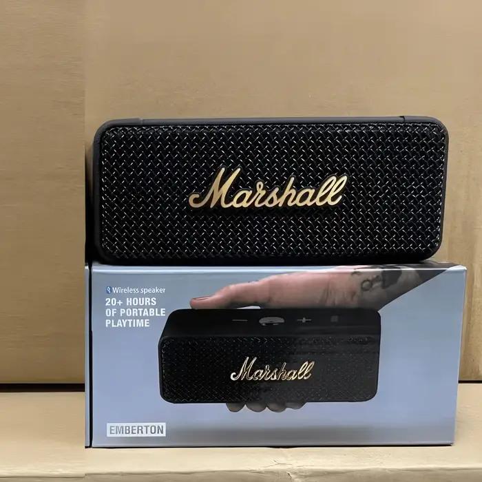 Enceinte Bluetooth portable sans fil Marshall Emberton III, basses puissantes, étanche IP67, 32h d'a