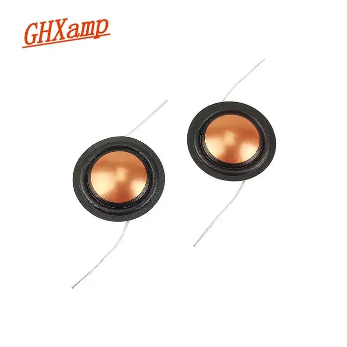 Tweeter à bobine vocale 25.4mm, haut-parleur, diaphragme en aluminium doré importé, bord de fil Comp