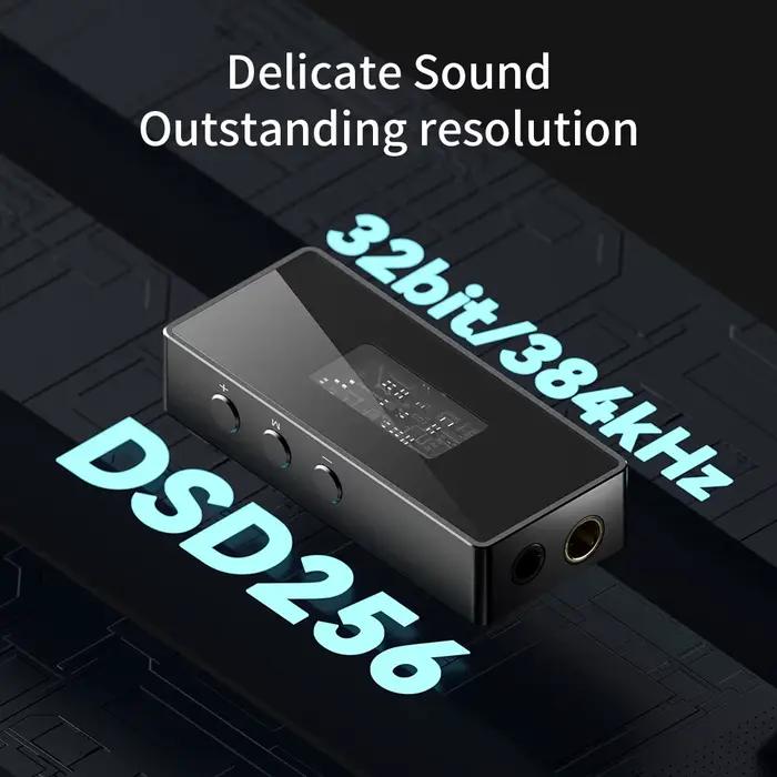 Décodeur audio numérique TRN Black Pearl HiFi haute performance à double puce DAC