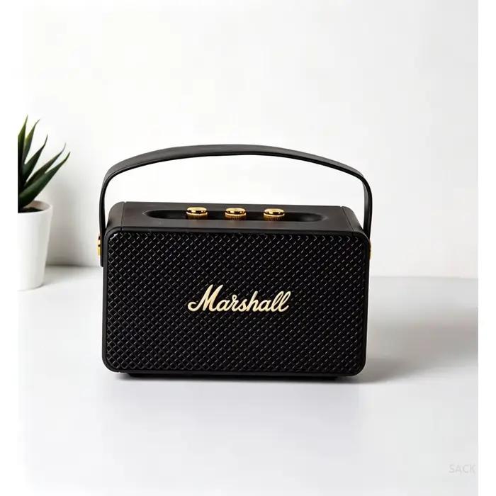 Enceinte Bluetooth portable rétro Marshall, subwoofer stéréo extérieur, basses profondes avec diaphr