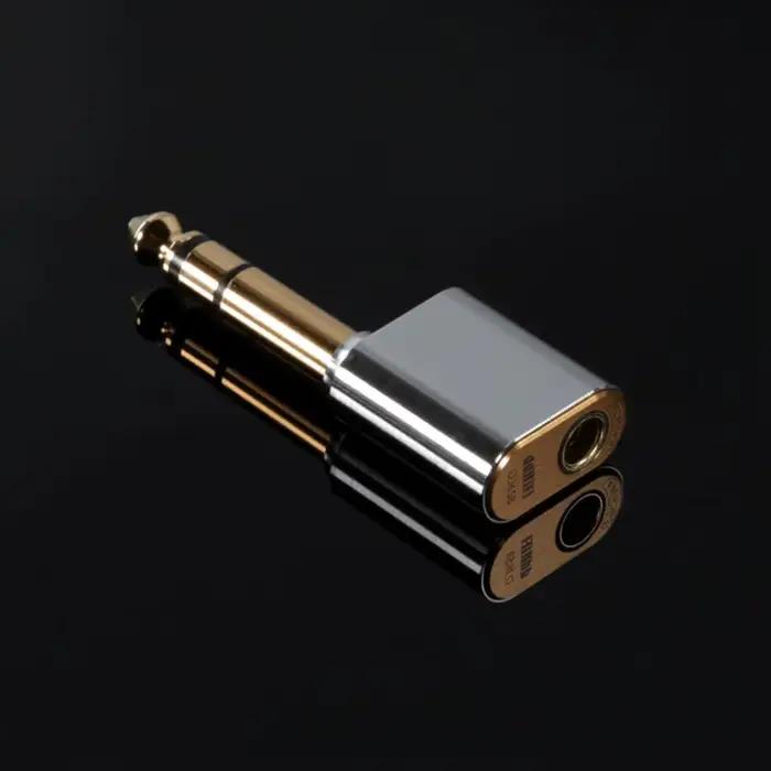 Adaptateur Audio DD HiFi DJ65B pour amplificateur de bureau, 6.35mm mâle à 4.4mm femelle