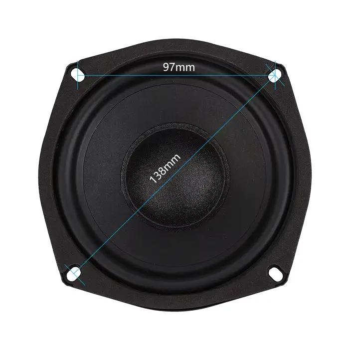 AIYIMA 1PC Haut-parleur Subwoofer 5,25 pouces, Driver Sonore 4/8 Ohm 120W, Colonne de Son, Home Ciné