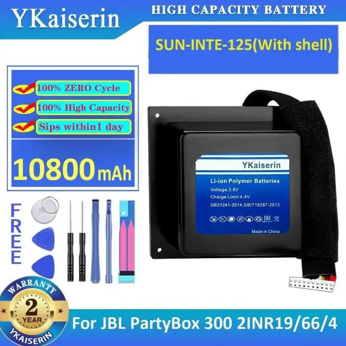 10800Mah haute Performance pour Jbl Partybox 300 2INR19 66 4 Sun-Inte-125 avec coque haut-parleur ba