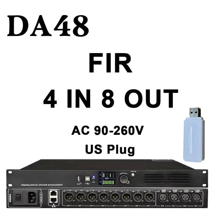 Processeur audio numérique professionnel Paulkitson DA48 4 entrées 8 sorties avec FIR 96 kHz ou 192