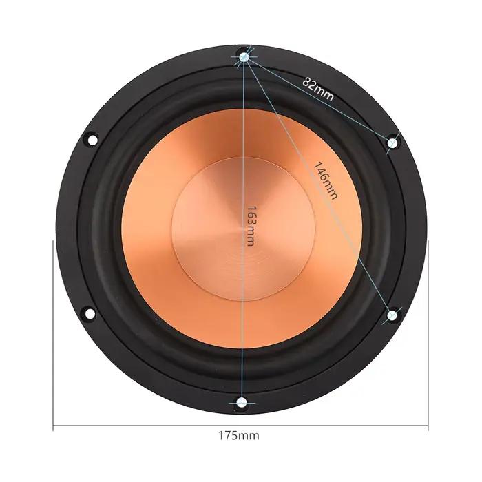 AIYIMA-Haut-parleur audio en céramique d'aluminium, caisson de basses de milieu de gamme, HIFI Books