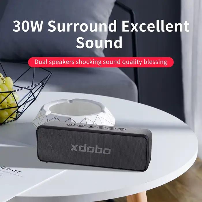 XDOBO-Haut-parleur Bluetooth portable X5, haut-parleur extérieur, stéréo puissant, super basses, éta