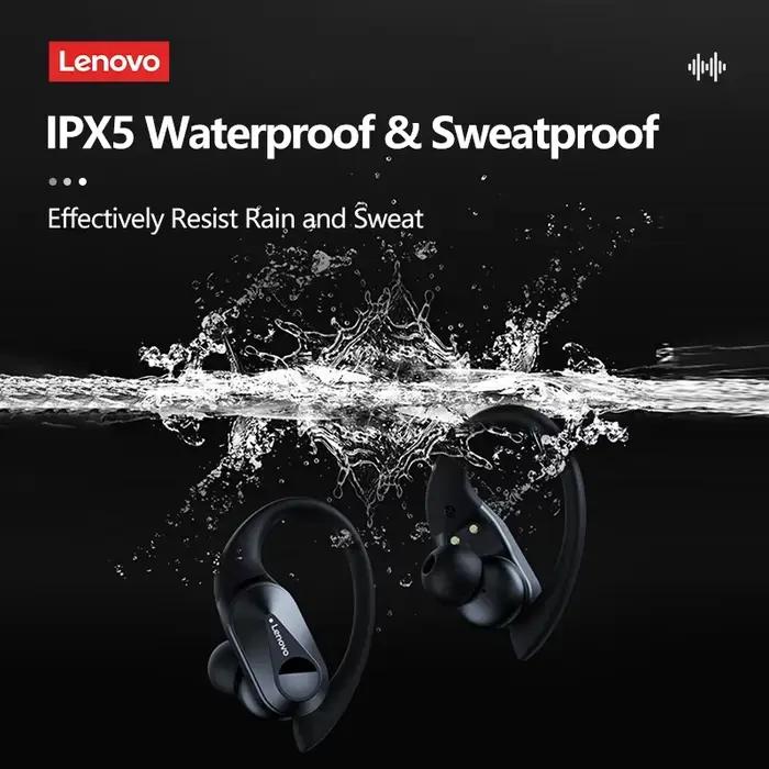 Lenovo Original LP75 TWS Bluetooth 5.3 casque sans fil musique écouteurs LED affichage numérique réd