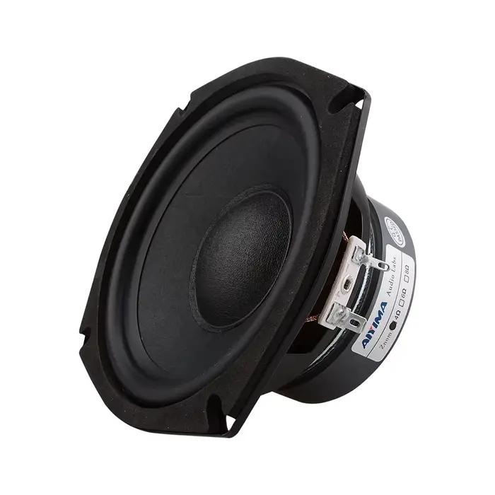AIYIMA 1PC Haut-parleur Subwoofer 5,25 pouces, Driver Sonore 4/8 Ohm 120W, Colonne de Son, Home Ciné