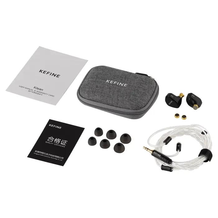 Écouteurs intra-auriculaires Hi-Fi Kefine-Klean avec diaphragme dynamique DLC de 10 mm, embouts et c