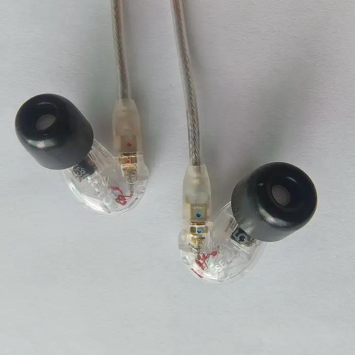 SE215 écouteurs Hi-fi stéréo suppression du bruit 3.5MM se 215 détachable filaire dans l'oreille éco