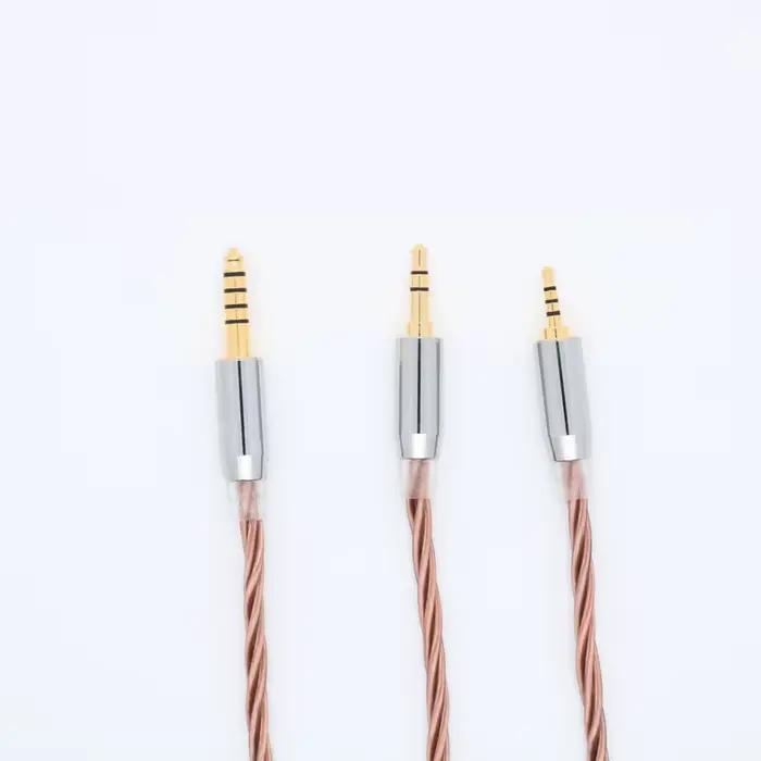 XINSH – câble en cuivre monocristallin UPOCC 4 cœurs 5N, mis à niveau avec MMCX/2PIN/QDC/TFZ 2.5/3.5