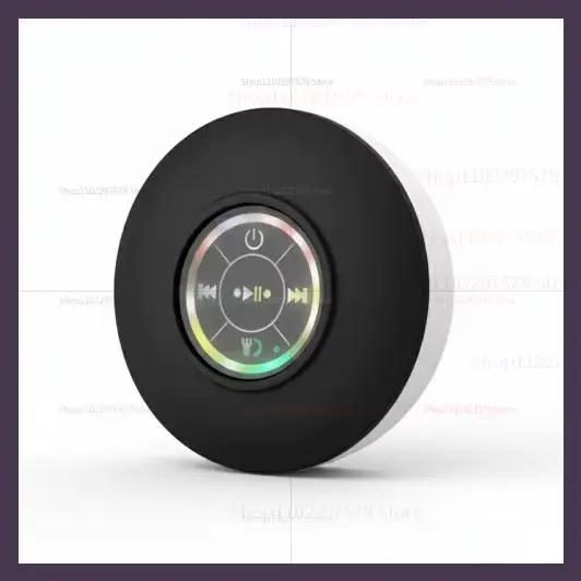 Mini haut-parleur Bluetooth sans fil étanche pour douche, avec ventouse, portable, IPX4, subwoofer s