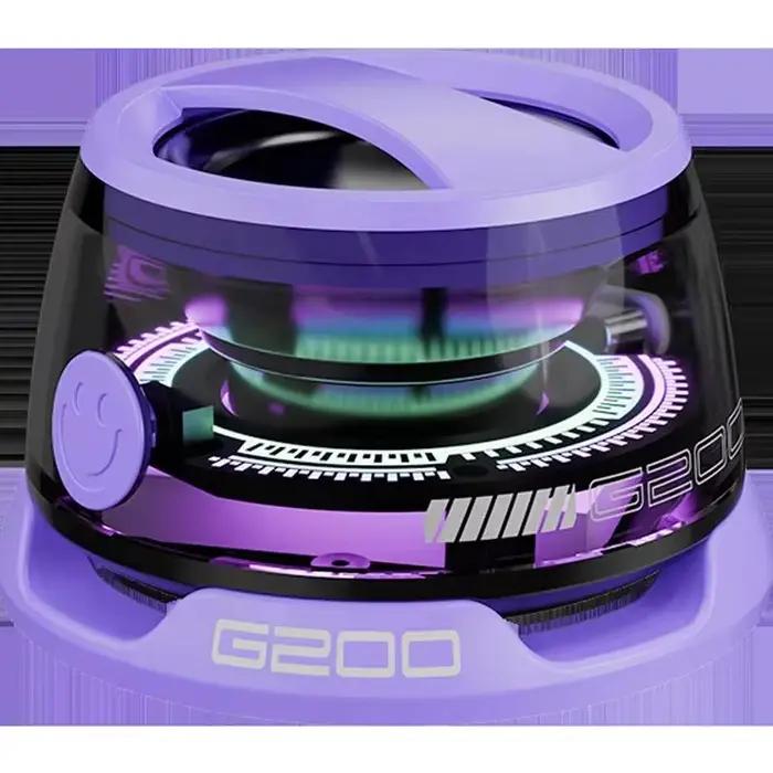 Mini haut-parleur Bluetooth portable de voyage avec éclairage couleur RGB, haut-parleur magnétique B