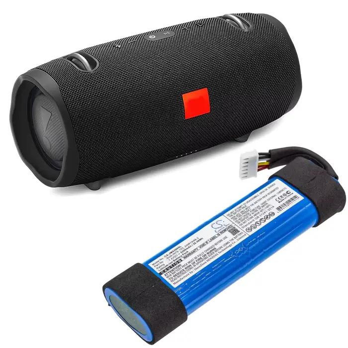 Batterie pour haut-parleur CS 7.4V 5200mAh 2INR19/66-2, SUN-INTE-103 pour JBL JBLXLanka ME2BLKAM, JB