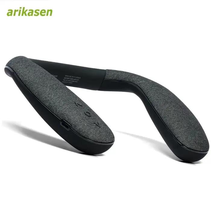 Haut-parleur sans fil à porter autour du cou avec son stéréo 3D à faible latence pour le gaming/TV,
