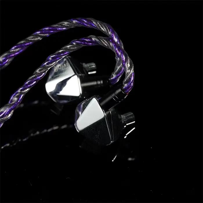 IvipQ-335 IEM HIFI Multi-ConEventsauna câble de téléphone câble de mise à niveau avec mini XLR/A2DC/