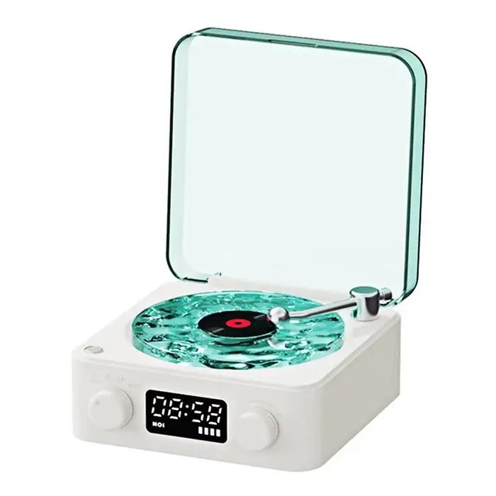 Haut-parleur Bluetooth sans fil de style vintage, lecteur de musique multifonctionnel, boîte de son