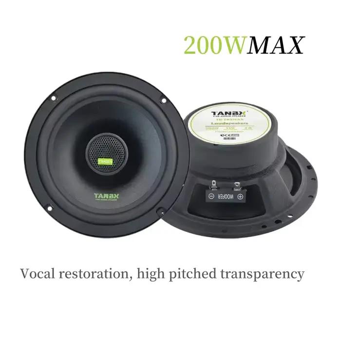 Haut-parleurs de voiture de 6.5 pouces, son pour voitures Max 200W, système sonore, stéréo, haut-par