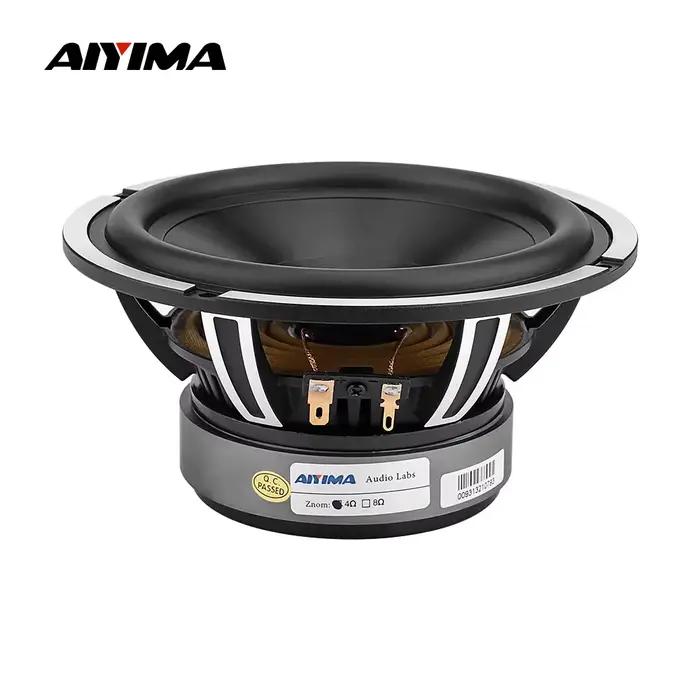 AIYIMA 1 pièce Haut-parleur Woofer 6,5 pouces 4 Ohm 50W, Haut-parleur Audio HiFi pour Home Cinéma KT