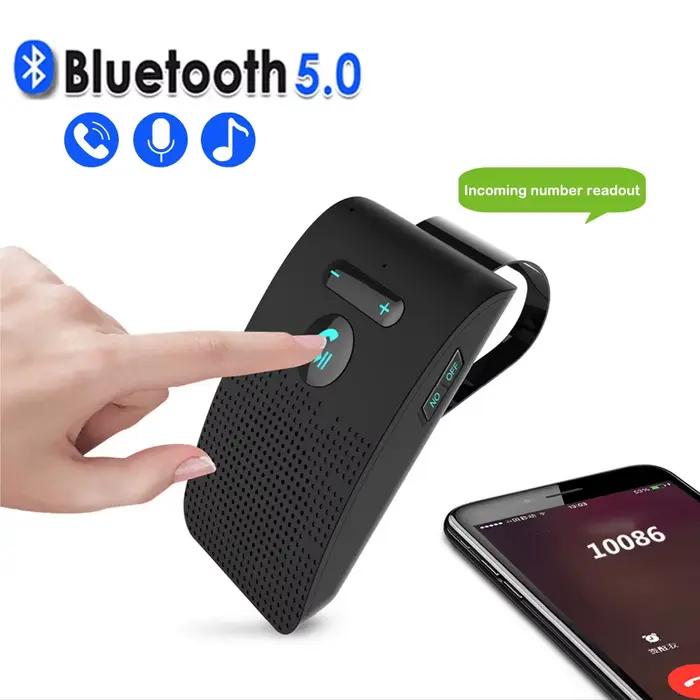 Kit mains libres Bluetooth 5.0 pour voiture, haut-parleur HIFI 2W, récepteur audio sans fil, lecteur