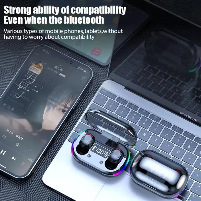 Écouteurs TWS à réduction de bruit active adaptative, audio haute résolution LDAC, écouteurs sans fi