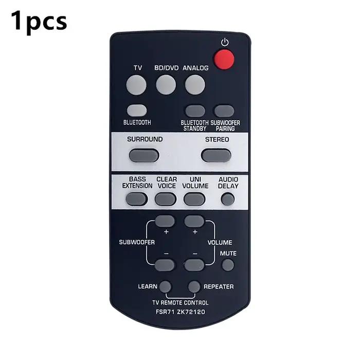FSR71 ZK72120 Télécommande compatible avec haut-parleur Yamaha YAS-203 YAS-207 YAS-108 YAS-105 YAS-1