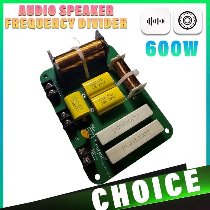 Filtre de Crossover Audio 600W pour Haut-parleurs Hi-Fi, Circuit Imprimé de Diviseurs de Fréquence p