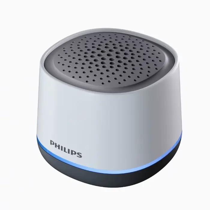 Enceinte Bluetooth sans fil Philips TAS1009, mini, portable, son puissant, pour bureau, autonomie de