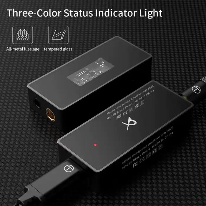 Décodeur audio numérique TRN Black Pearl HiFi haute performance à double puce DAC