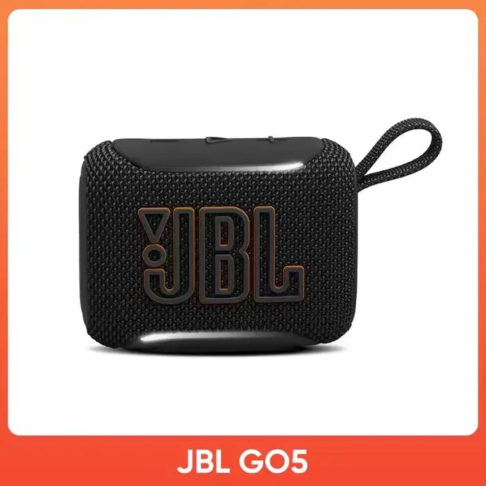 Enceinte portable étanche JBL Go 5, résistante aux chutes, son légendaire, lumière ambiante, stéréo