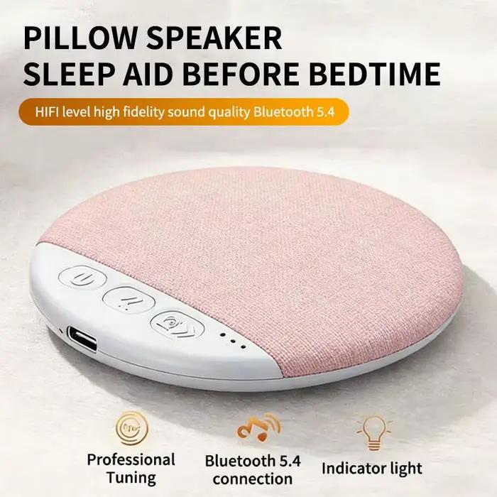 Mini-enceinte sous oreiller 5.4 Hifi, machine à son stéréo et bruit blanc avec minuteur 30/60/90 min pour le sommeil en chambre