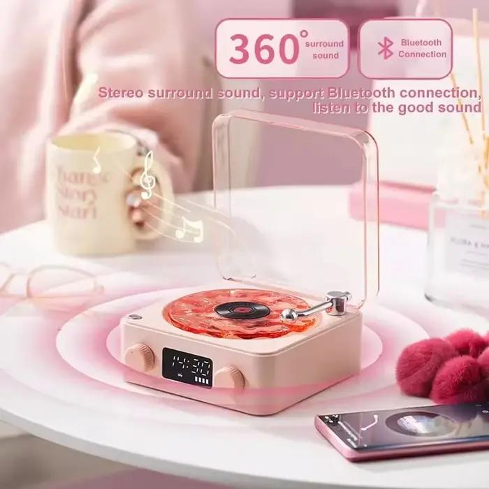 Enceinte Bluetooth sans fil portable avec subwoofer et lampe