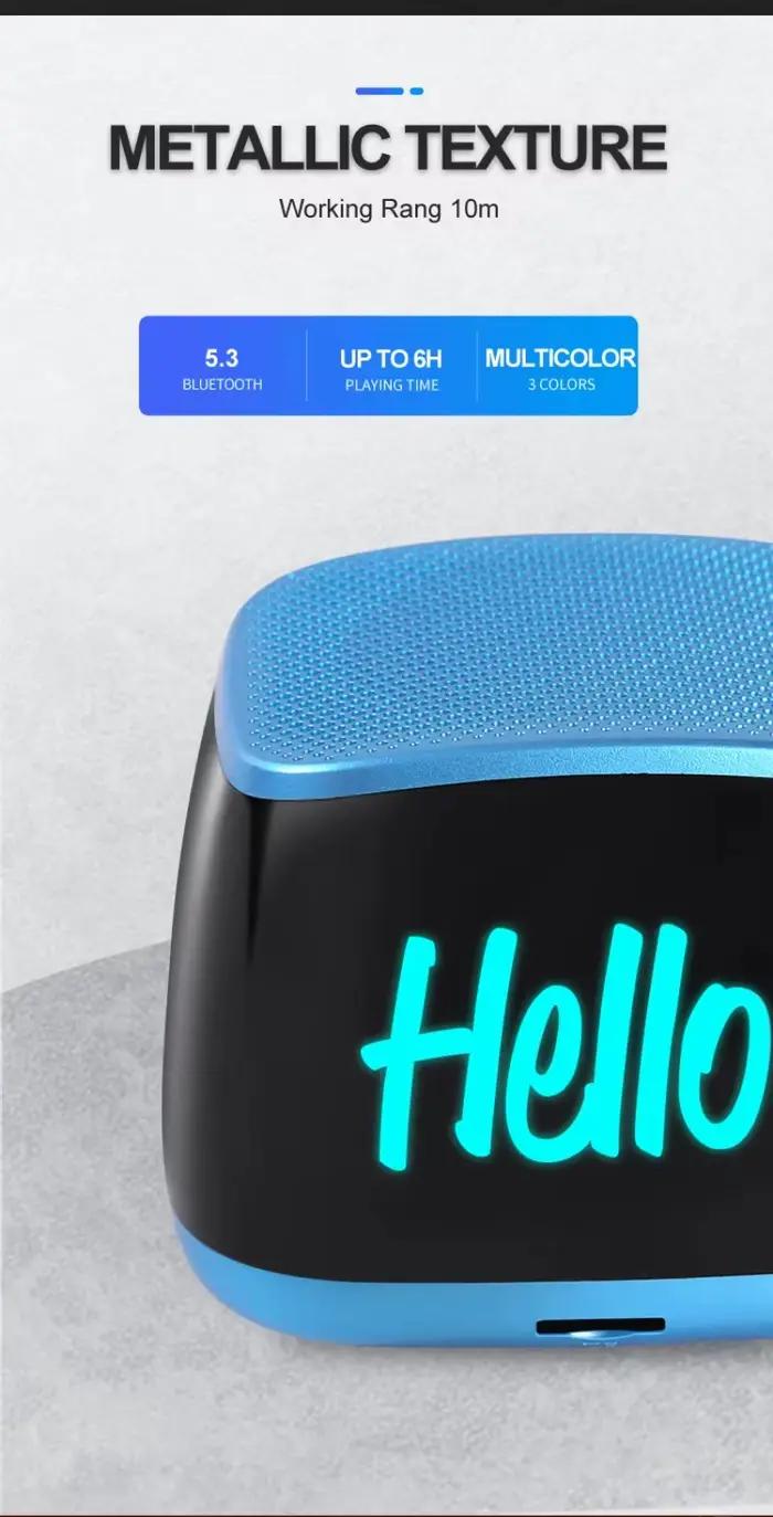 Mini haut-parleur Bluetooth personnalisé avec logo
