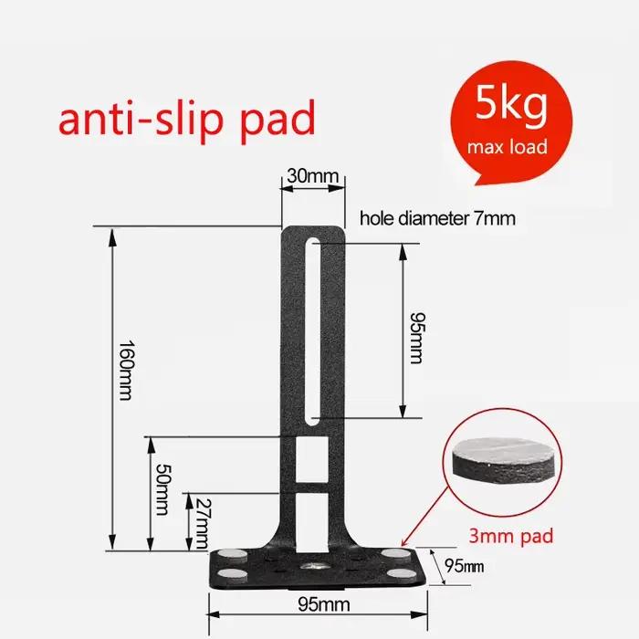 (1 paire = 2 pièces) SF08 65cm-125cm Support de sol réglable pour enceintes de son surround 9500S Q90R Q950R Q950A RT5 Z9R Sonos Play 1 / 3