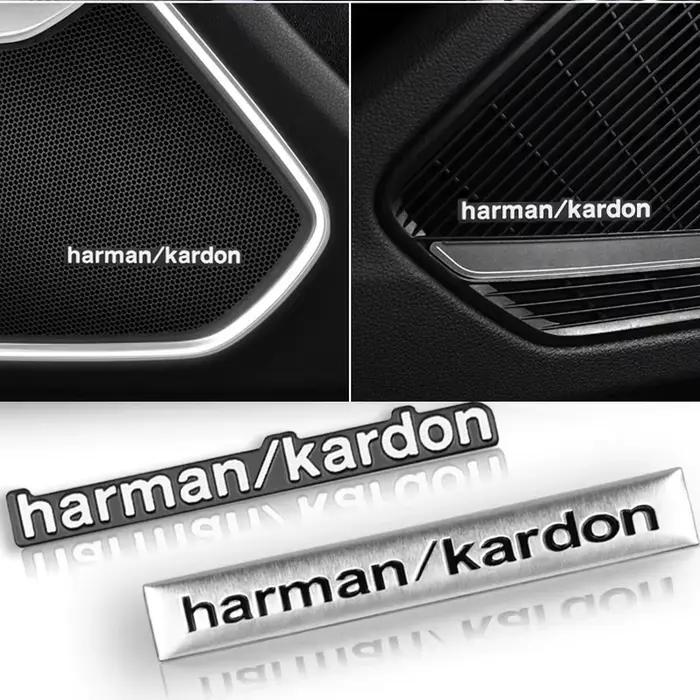 Étiquettes audio 3D JBL métalliques pour voiture personnalisation intérieure haut-parleurs stickers décoratifs automobilistes